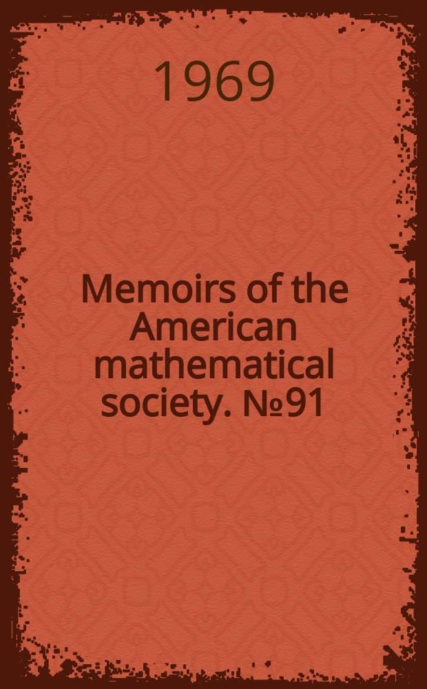 Memoirs of the American mathematical society. №91 : A conformal mapping technique for infinitely connected regions