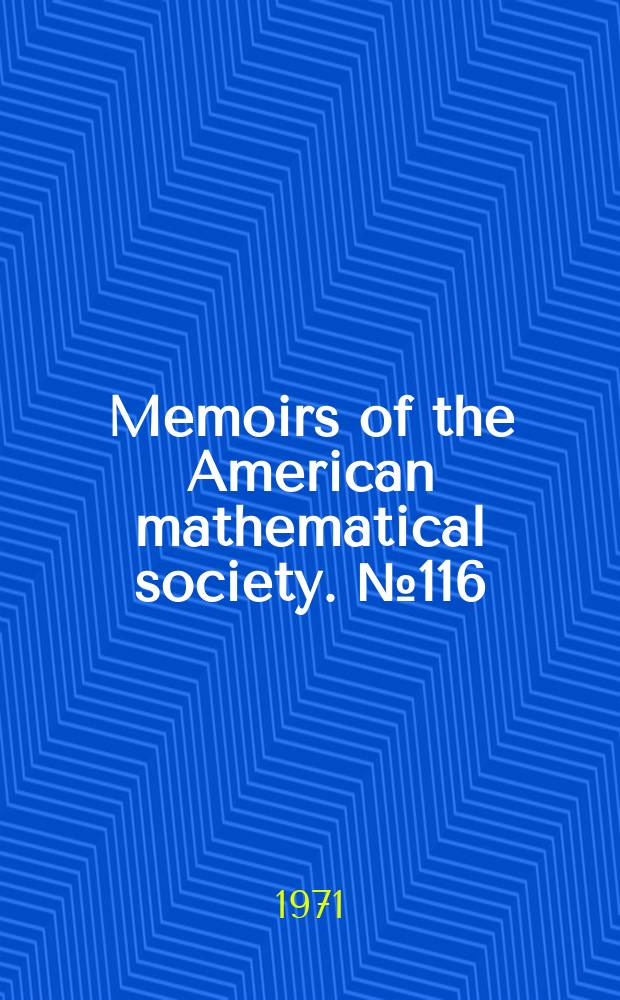 Memoirs of the American mathematical society. №116 : Constructive measure theory