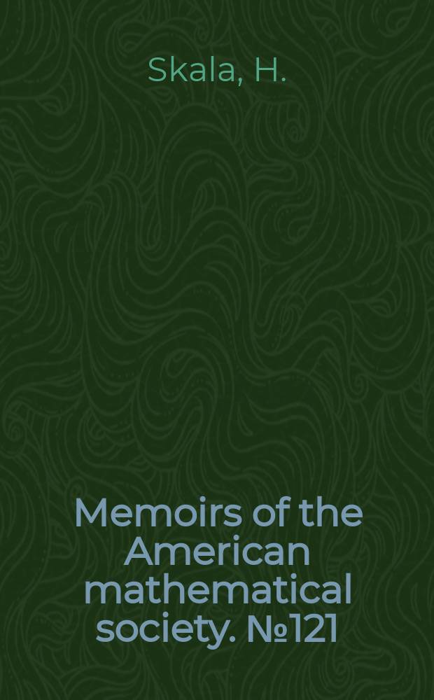 Memoirs of the American mathematical society. №121 : Trellis theory