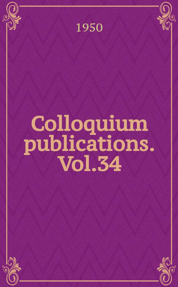 Colloquium publications. Vol.34 : The location of critical points of analytic and harmonic functions