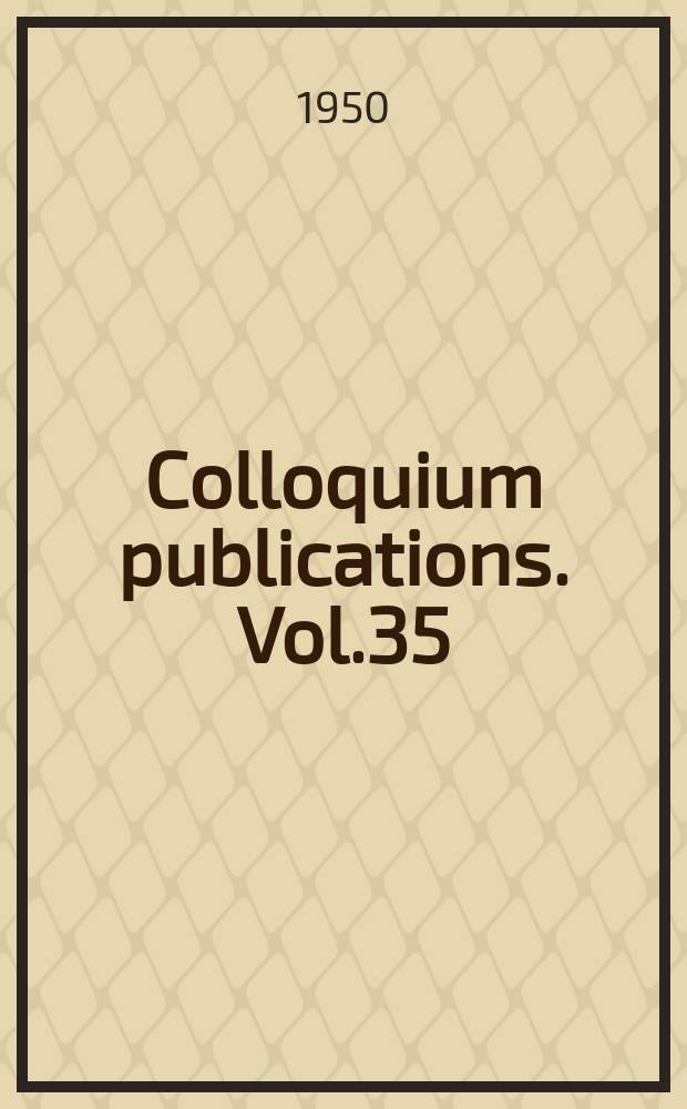 Colloquium publications. Vol.35 : Coefficient regions for schlicht functions