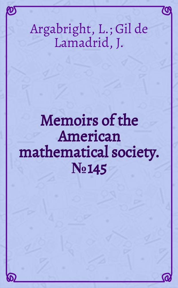 Memoirs of the American mathematical society. №145 : Fourier analysis of unbounded measures on locally compact Abelian groups