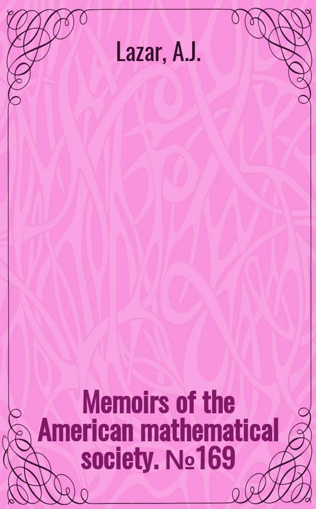 Memoirs of the American mathematical society. №169 : Multipliers of Pedersen's ideal
