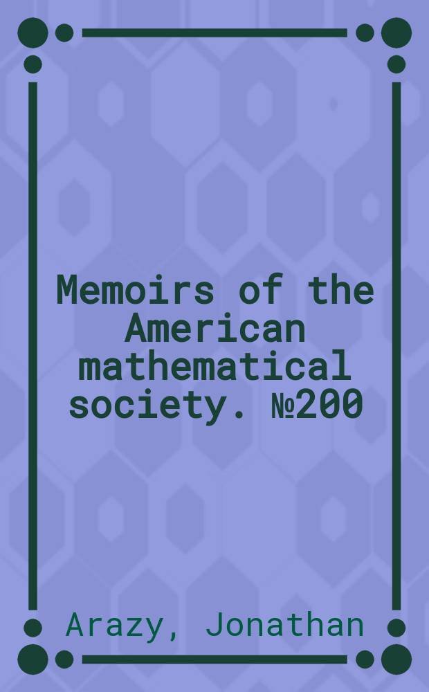 Memoirs of the American mathematical society. №200 : Contractive projections in C₁ and Coo