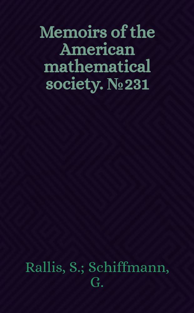 Memoirs of the American mathematical society. №231 : Weil representation