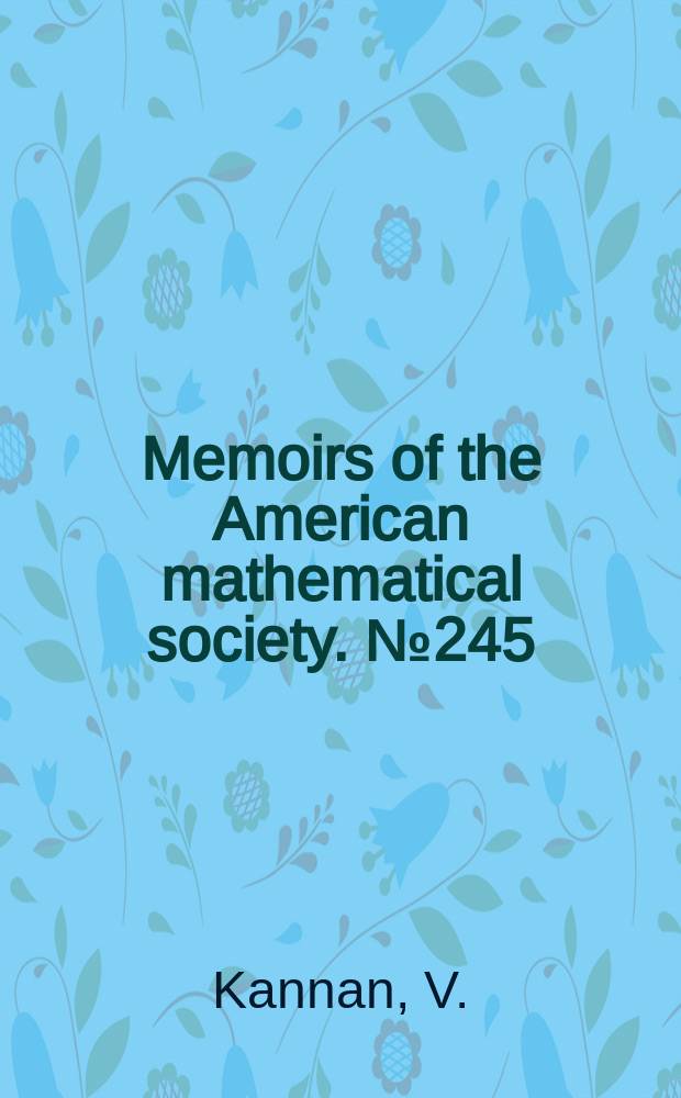 Memoirs of the American mathematical society. №245 : Ordinal invariants in Topology