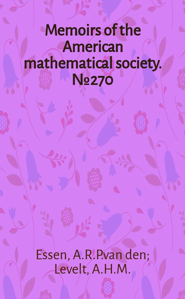 Memoirs of the American mathematical society. №270 : Irregular singularities ...