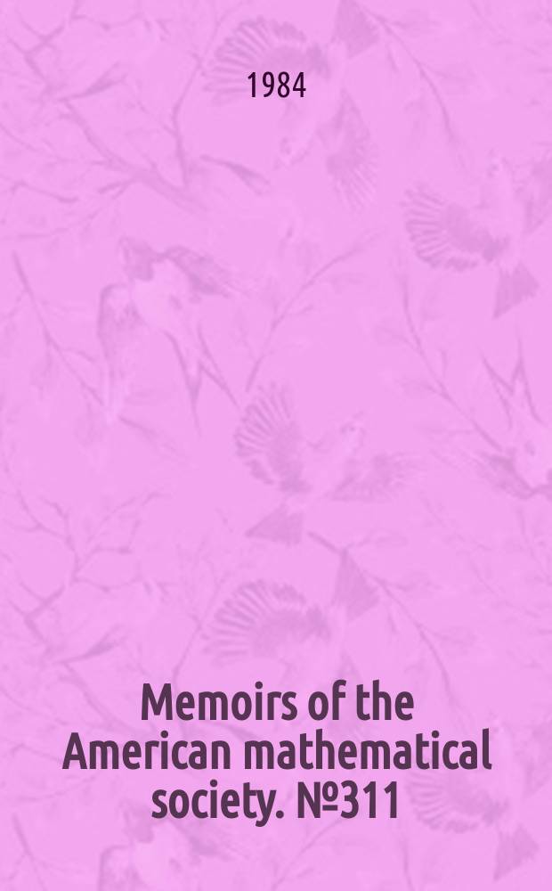 Memoirs of the American mathematical society. №311 : Measurable selections of PCA ...