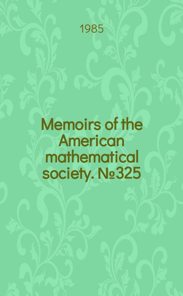 Memoirs of the American mathematical society. №325 : Deformations of nilpotent
