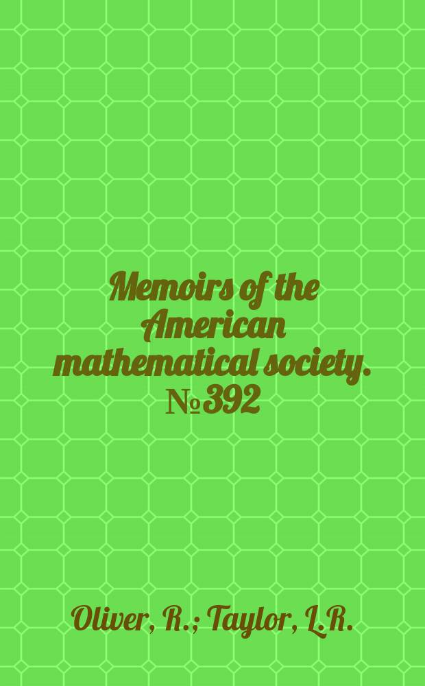 Memoirs of the American mathematical society. №392 : Logarithmic descriptions ...