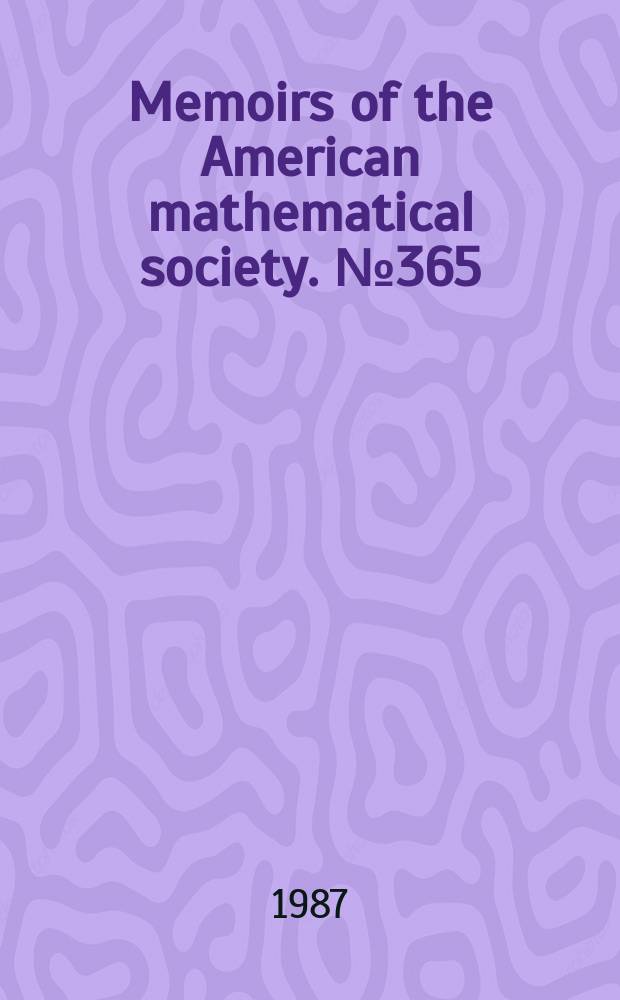 Memoirs of the American mathematical society. №365 : The maximal subgroups of classical ...