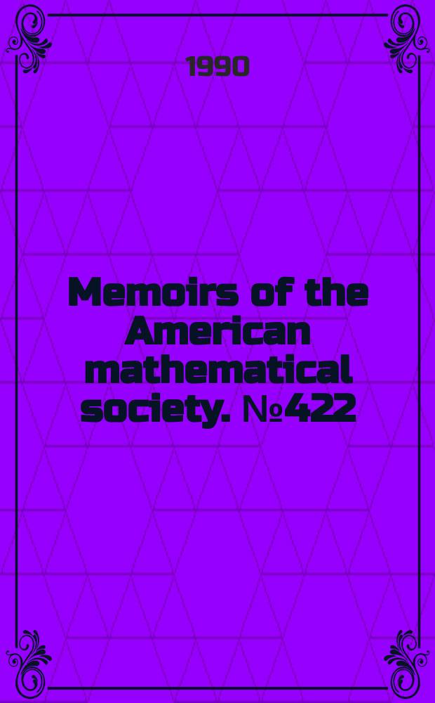 Memoirs of the American mathematical society. №422 : The structure of certain quasisymmetric group