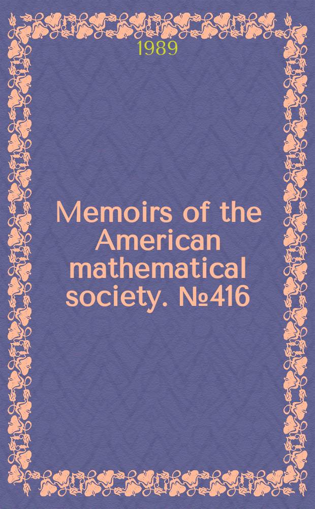 Memoirs of the American mathematical society. №416 : Topologies on pseudo-trees and applications