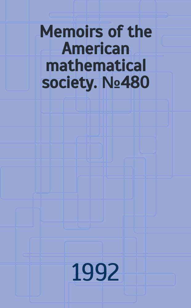 Memoirs of the American mathematical society. №480 : On sets not belonging to algebras ...