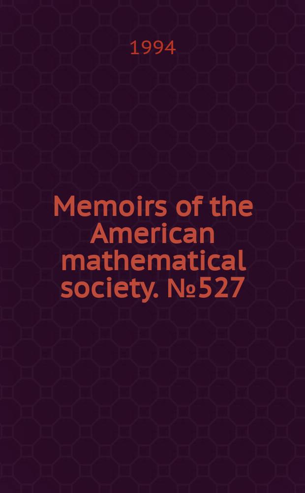 Memoirs of the American mathematical society. №527 : Diagram cohomology and isovariant ...