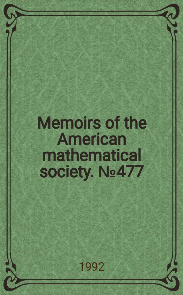 Memoirs of the American mathematical society. №477 : The continued fractions found in the unorganized portions ...