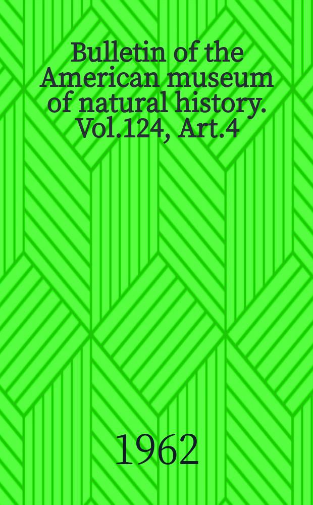 Bulletin of the American museum of natural history. Vol.124, Art.4 : A revision of the genus Trox in South America ...