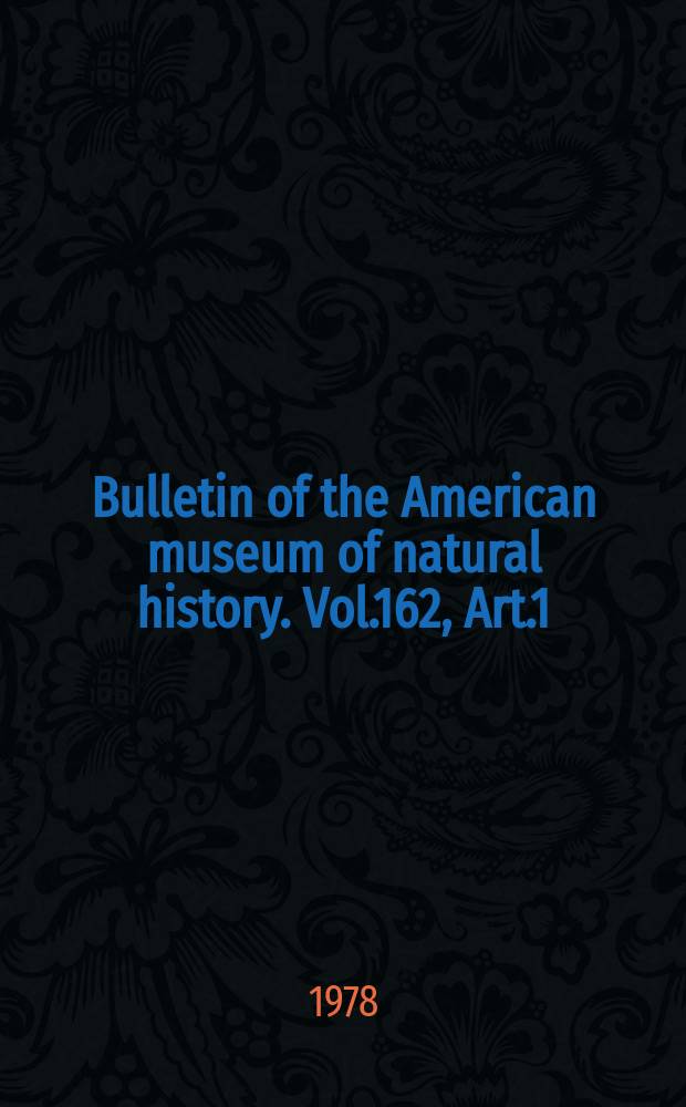 Bulletin of the American museum of natural history. Vol.162, Art.1 : The ecology and migrations of sea turtles