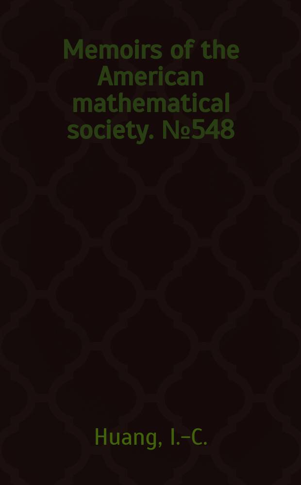 Memoirs of the American mathematical society. №548 : Pseudofunctors on modules with zero ...