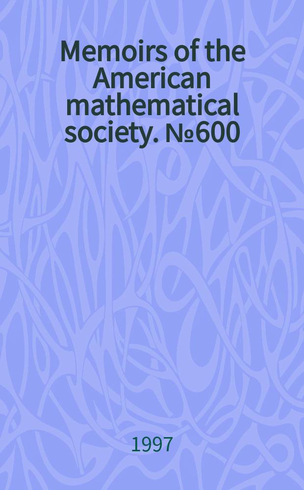 Memoirs of the American mathematical society. №600 : Gauge theory on compact surfaces