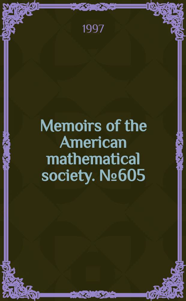 Memoirs of the American mathematical society. №605 : Classification of simple C*-algebras