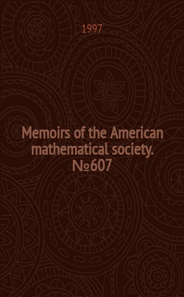 Memoirs of the American mathematical society. №607 : Operators of class Co with spectra ...