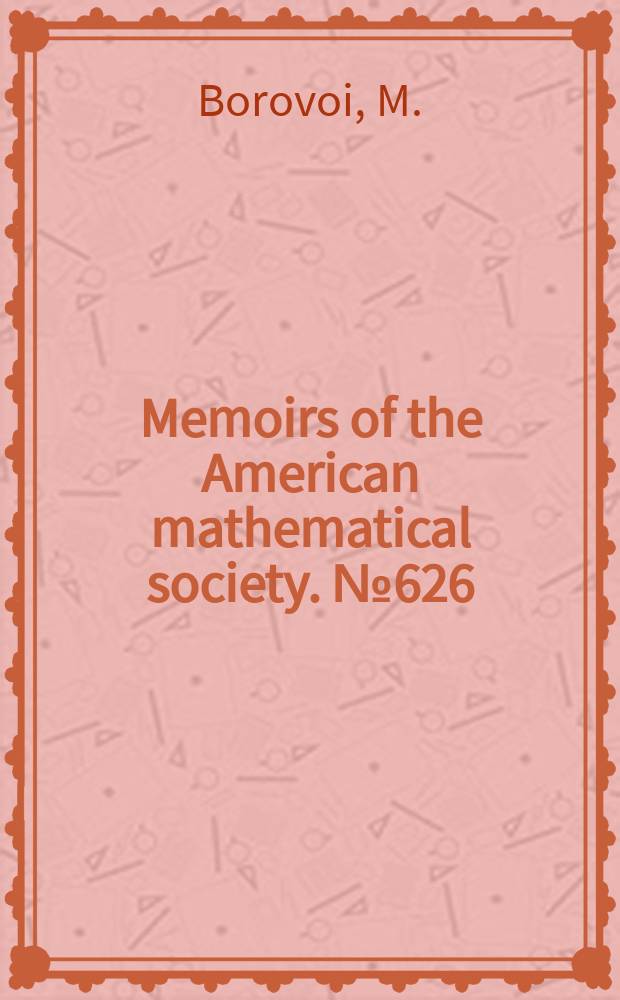 Memoirs of the American mathematical society. №626 : Abelian Galois cohomology of reductive ...