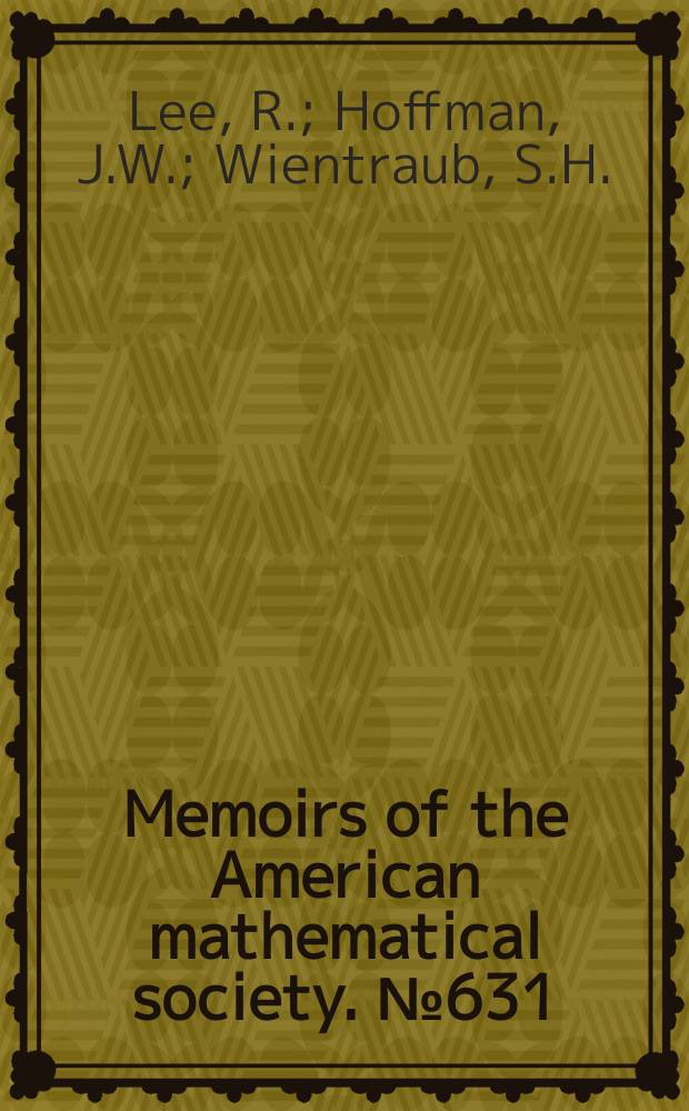 Memoirs of the American mathematical society. №631 : The siegel modular variety of degree two and level four. Cohomology of the siegel modular group of degree two and level four