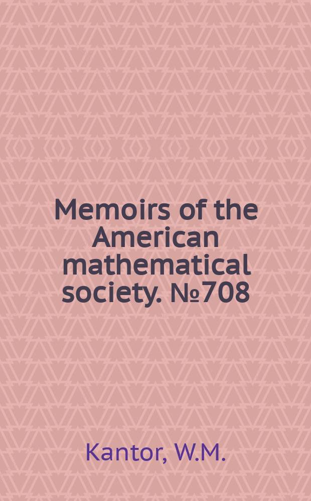 Memoirs of the American mathematical society. №708 : Black box classical ...