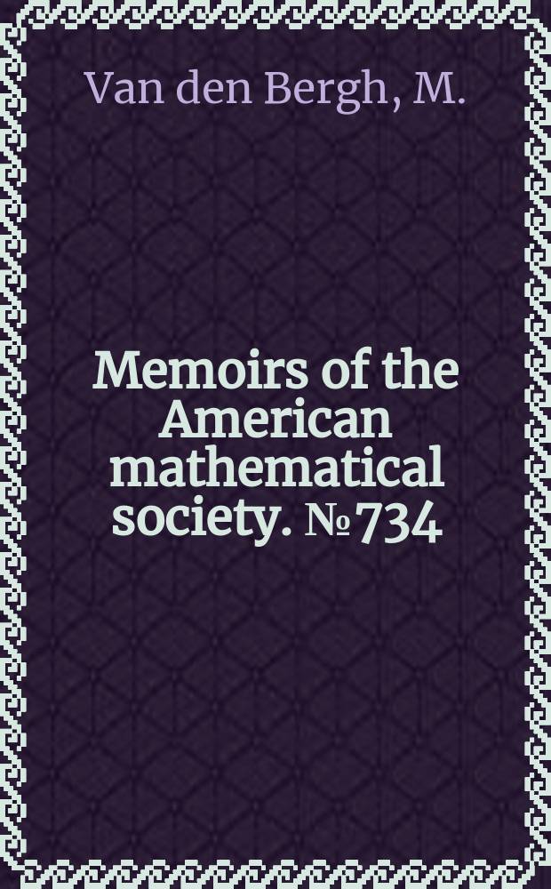 Memoirs of the American mathematical society. №734 : Blowing up of non-commutative ...