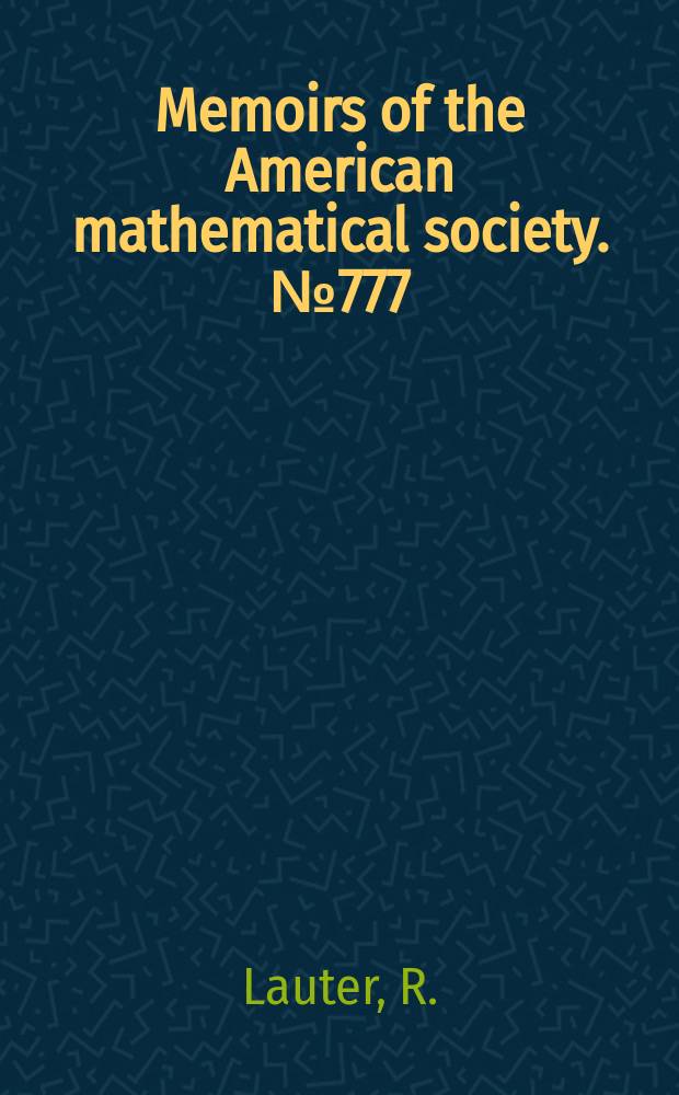 Memoirs of the American mathematical society. №777 : Pseudodifferential analysis on conformally ...