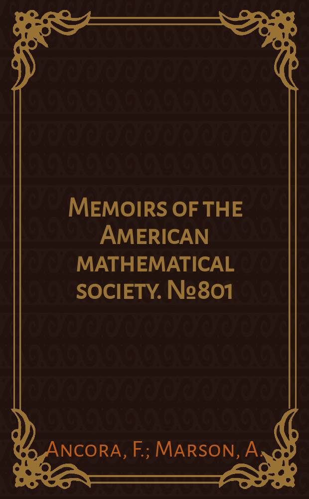 Memoirs of the American mathematical society. №801 : Well-posedness for general ...