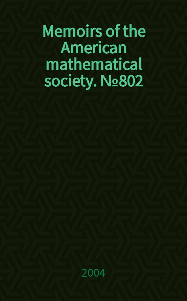 Memoirs of the American mathematical society. №802 : The maximal subgroups ...