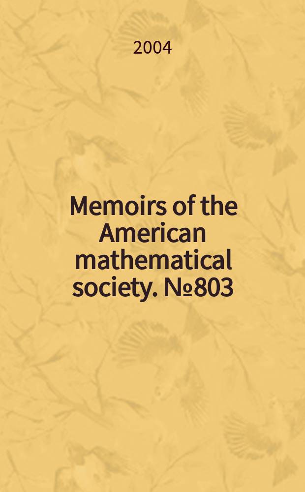 Memoirs of the American mathematical society. №803 : Ergodic theory of equivariant ...