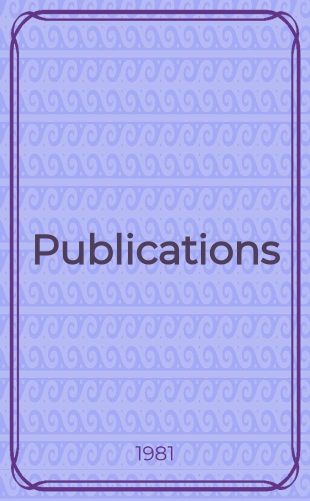 [Publications]
