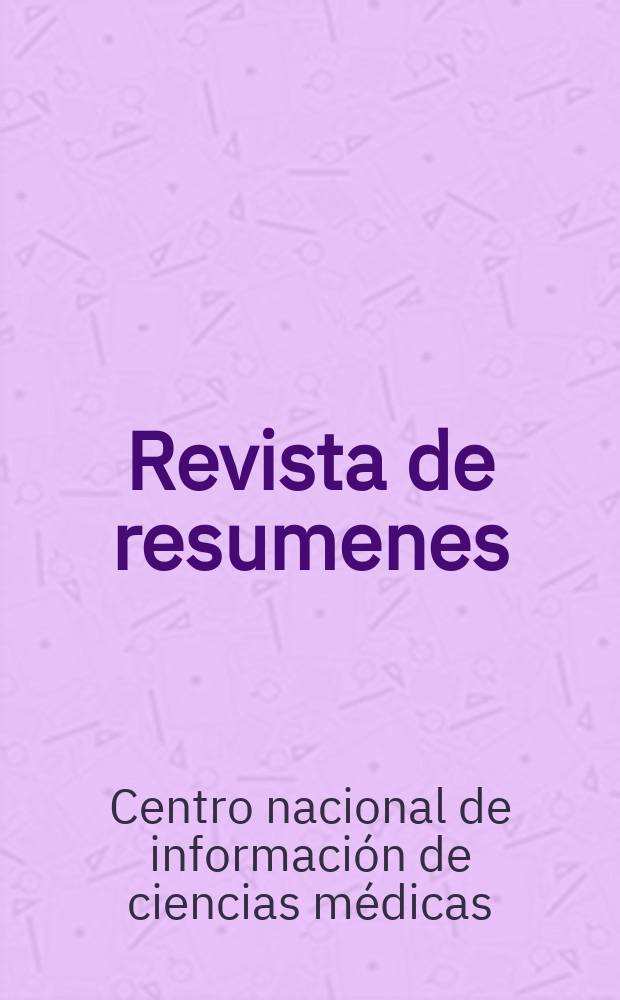 Revista de resumenes