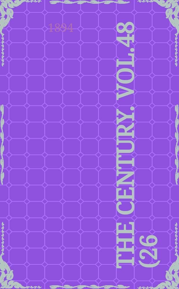The Century. Vol.48(26), №2