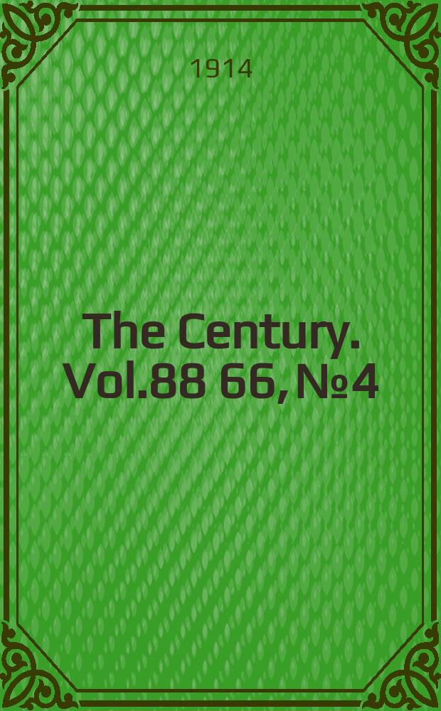 The Century. Vol.88[66], №4