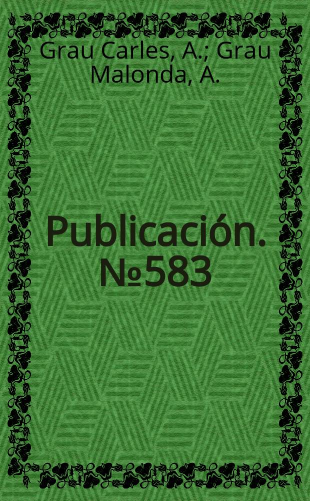 [Publicación]. №583 : "SCINFI II"