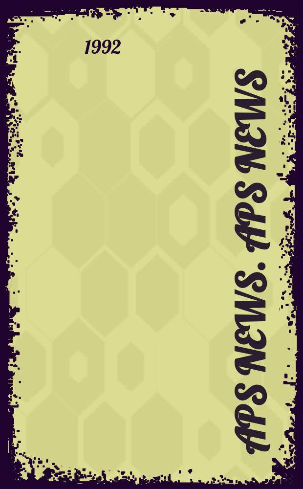APS news. APS news