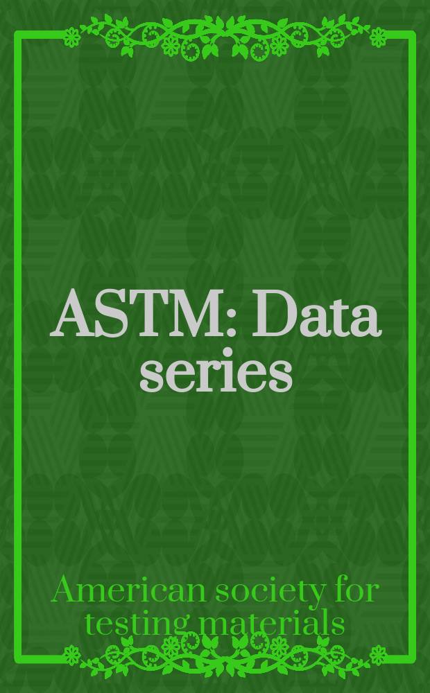 ASTM : Data series