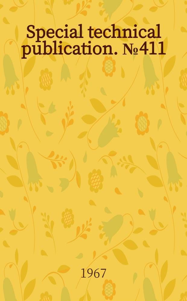 Special technical publication. №411 : Thermal conductivity measurements of insulating material at cryogenic temperatures