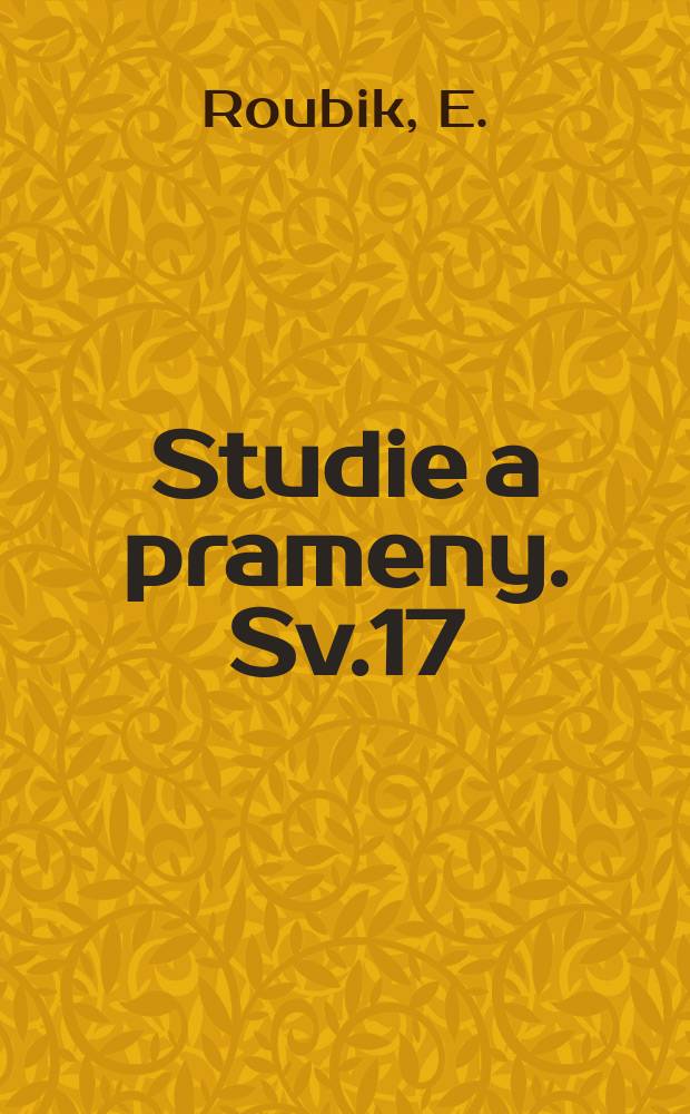 Studie a prameny. Sv.17 : Soupis a mapa zaniklých osad v čechach