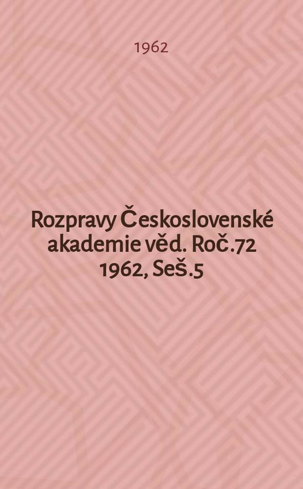 Rozpravy Československé akademie věd. Roč.72 1962, Seš.5 : Rod Petasites v Československu