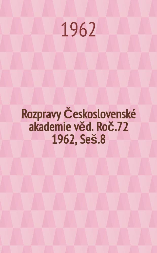 Rozpravy Československé akademie věd. Roč.72 1962, Seš.8 : Rod Candida Berkhout 1923 a jeho per perfectni stadia