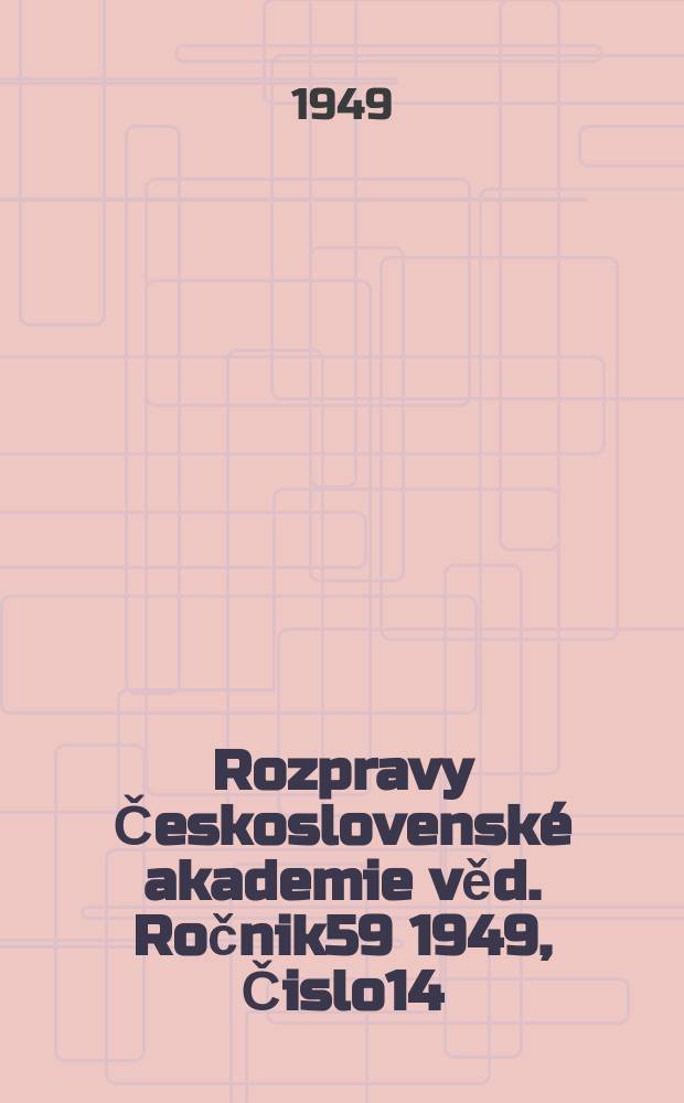 Rozpravy Československé akademie věd. Ročnik59 1949, Čislo14 : O nových nebo málo znamých českých trilobitech rodu Scutellum Pusch, 1833