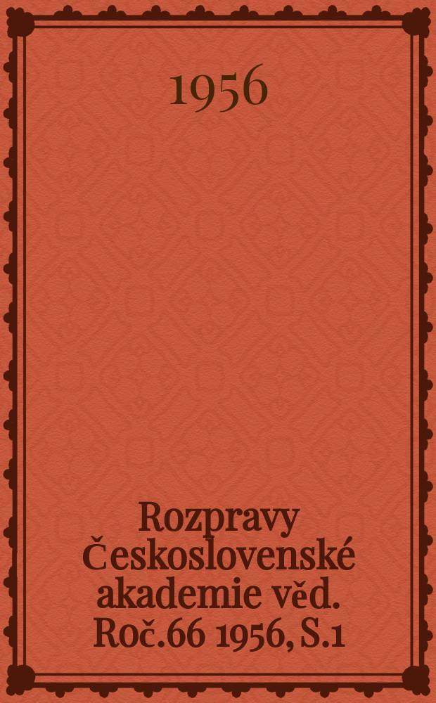 Rozpravy Československé akademie věd. Roč.66 1956, S.1 : Pojem a význam objektu trestného činu v československém socialistickém trestním právu