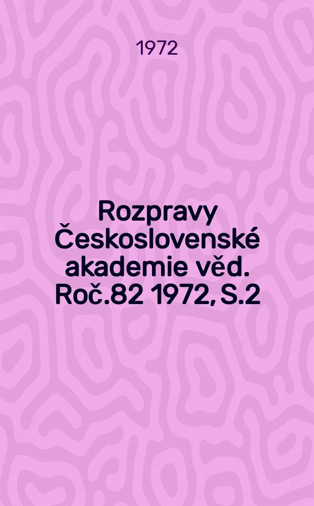 Rozpravy Československé akademie věd. Roč.82 1972, S.2 : Českokrumlovská latinská škola