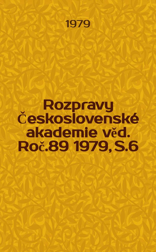 Rozpravy Československé akademie věd. Roč.89 1979, S.6 : Balkánská politika Velké Británie ...