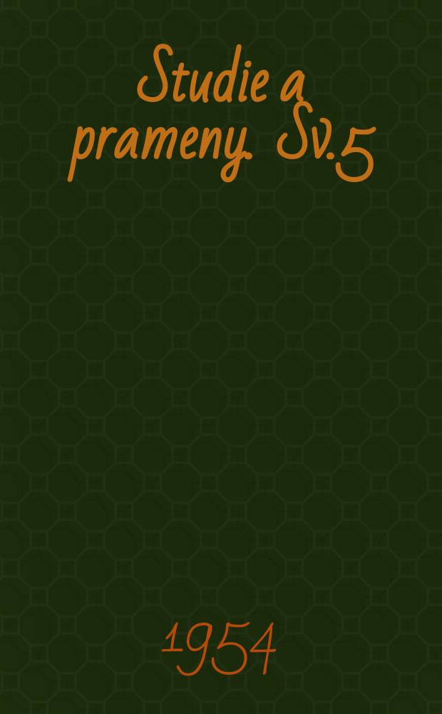 Studie a prameny. Sv.5 : Samobuzené kmity v obráběcích strojích. Theorie polohové vazby pro systém o více stupních volnosti